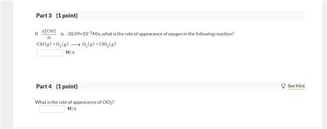 Solved Chlorine monoxide (ClO) plays a major role in the | Chegg.com