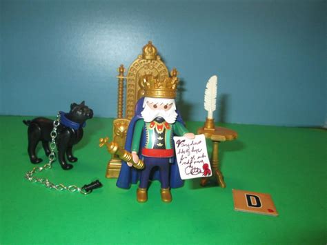 Playmobil King W Golden Throne And Panther Set 4256 D Magic Medieval