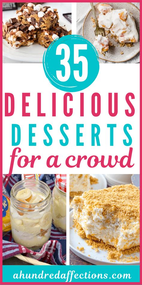 35 Easy Summer Desserts For A Crowd Perfect For Cookouts Desserts For A Crowd Easy Summer