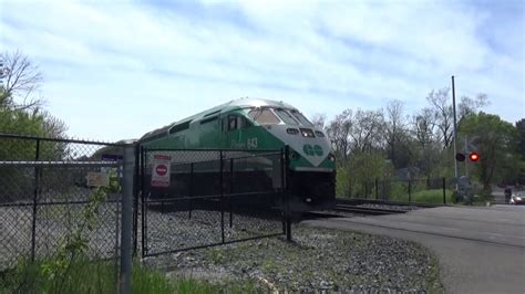 Eastbound Go Train At Port Credit Youtube