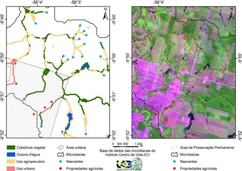 Classes De Uso Da Terra E Cobertura Vegetal Em Áreas De Preservação Download Scientific Diagram