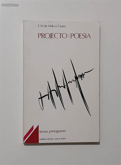 Projecto Poesia E M De Melo E Castro Livros Venda Lisboa