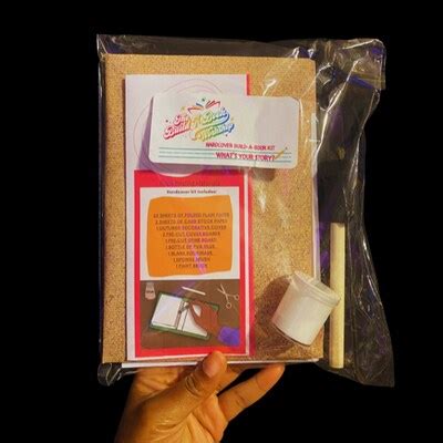 Hardcover book binding kit, make your own hardcover book at home, DIY ...