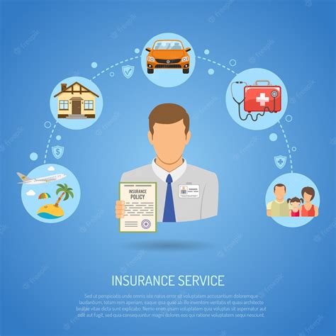 Premium Vector Insurance Services Concept