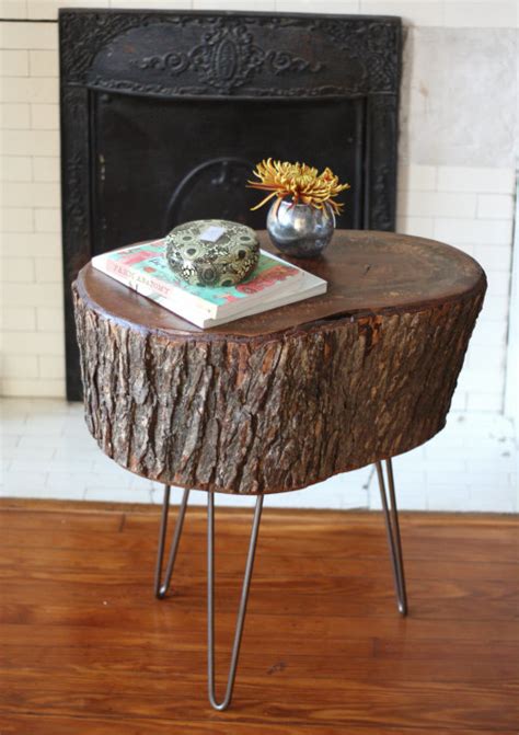 How To Diy Stump Table 17 Apart