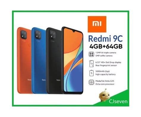 Jual Xiaomi Redmi 9C Ram 4GB Internal 64Gb GARANSI RESMI Di Lapak CJ7