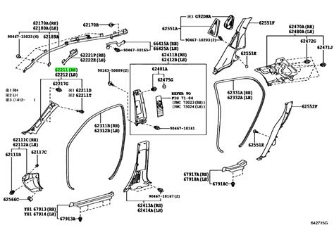Buy Genuine Toyota B B Garnish Front Pillar