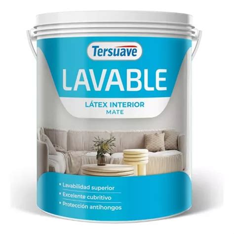 Latex Interior Lavable Anti Hongo Tersuave X 4 Lts Ogus Envío gratis