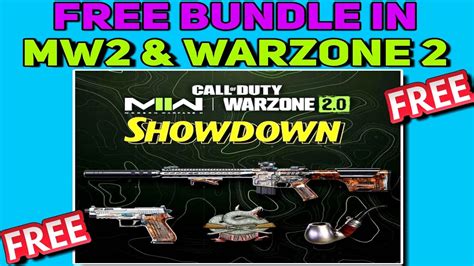 How To Get Showdown Bundle For Free In Mw And Warzone Get Free