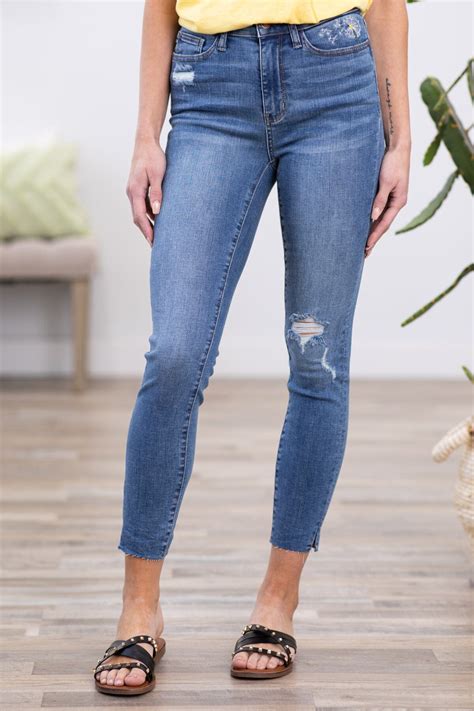 Judy Blue Dandelion Embroidered Jeans · Filly Flair