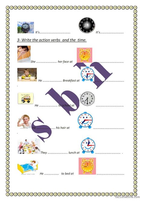 Daily Routines English Esl Worksheets Pdf And Doc