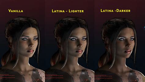 Darker Skin Tones Remix At Cyberpunk Nexus Mods And Community