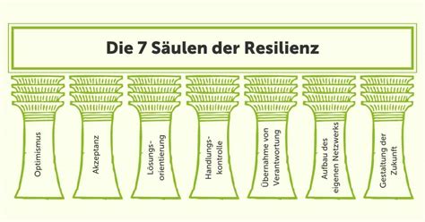 Die 7 Säulen Der Resilienz Widerstandsfähigkeit Stärken