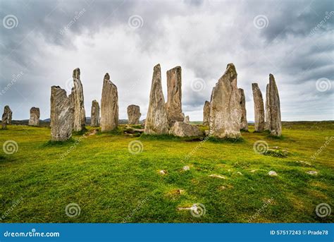 Callanish Stones Stock Image Image Of Magic Fantasy 57517243