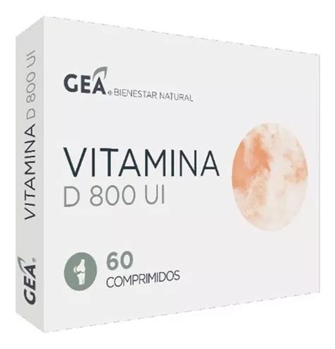 Gea Vitamina D 800 Ui 60 Comprimidos Cuotas sin interés