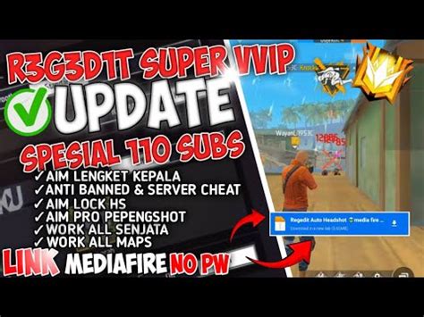 Update Spesial Regedit Ff Max Ori Auto Headshot Aim