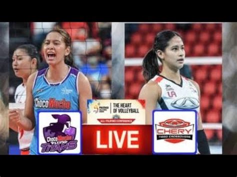 Pvl Live Choco Mucho Vs Chery Tiggo Live Scores And Commentary