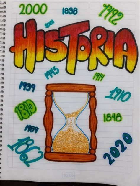 Portadas De Historia Diseños Bonitos Ideas Fáciles Imágenes Dibujos