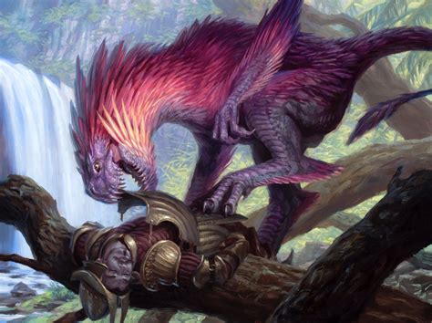 Ripjaw Raptor Mtg Art From Ixalan Set By Ryan Pancoast Art Of Magic