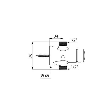 Temposoft M Straight Visible Wall Shower Faucet Timing