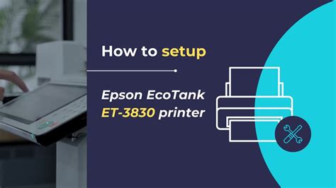 How To Setup Epson Printer Ecotank Et 3830 Printer Youtube