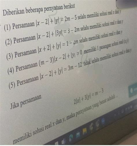 Diberikan Beberapa Pernyataan Berikut 1 StudyX