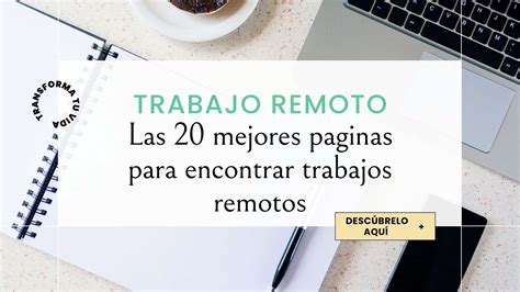 Las Mejores Paginas Para Encontrar Trabajos Remotos