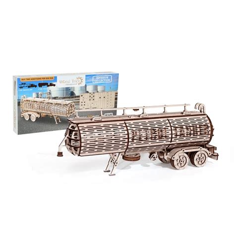 Wood Trick Truck Am Ricain Big Rig Citerne Le Pack Puzzle D Wood