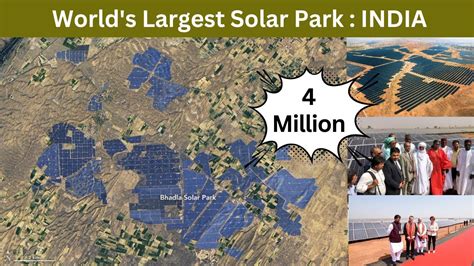 Bhadla Solar Park Solar Energy Thelearningpage Youtube