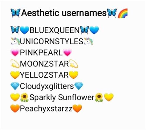 50 Soft Aesthetic Usernames The Ultimate List Artofit