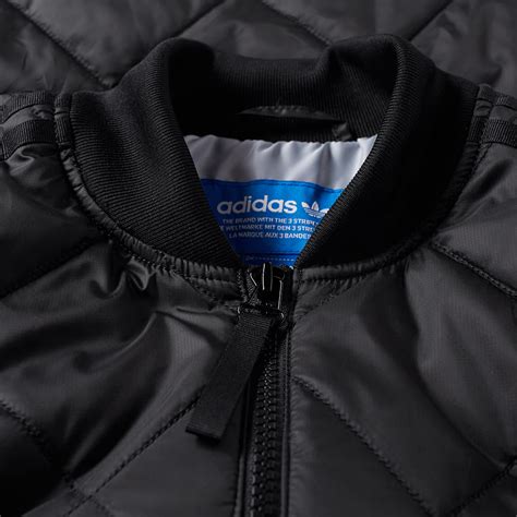 Adidas Quilted Superstar Track Top Black End