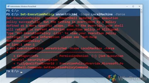 How To Enable Powershell Scripts In Windows Via Execution Policy