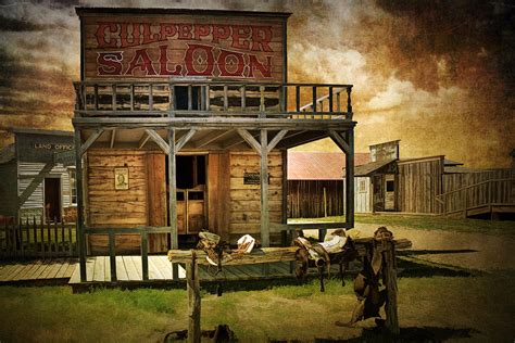 Culpepper Western Town Saloon Photograph by Randall Nyhof - Fine Art America