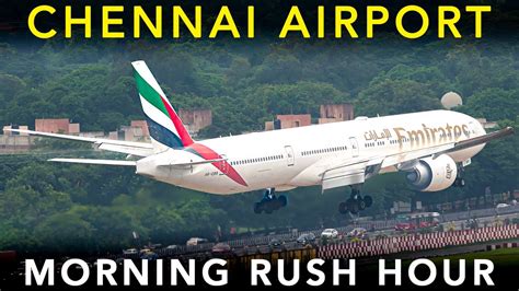 CHENNAI AIRPORT Morning RUSH HOUR Plane Spotting YouTube