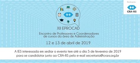 IES interessadas em sediar XII EPROCAD podem se inscrever até 05 de