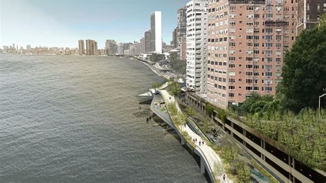 Undulating park proposed for East River Greenway in Midtown - Curbed NY