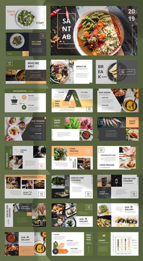 Zkpro Designer Restaurant Keynote Presentation Template Powerpoint