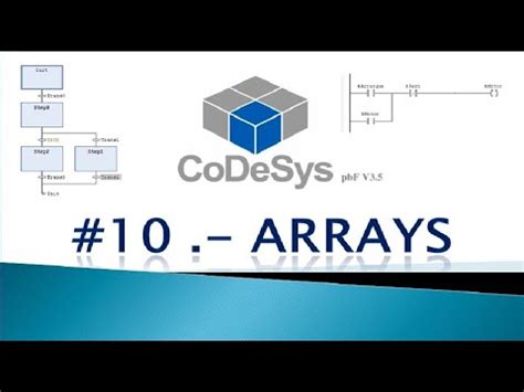 CODESYS 3 5 SP4 ARRAYS YouTube