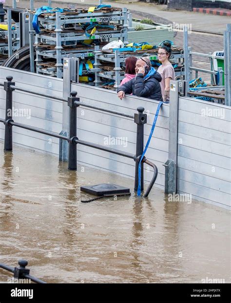 Bewdley UK 22nd February 2022 The Environment Agency Has Issued A