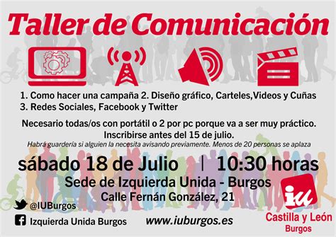 Taller De Comunicación Izquierda Unida Burgos