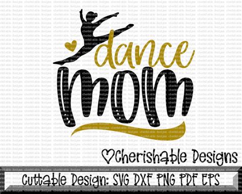 Dance Svg Dance Mom Svg Dance Cutting File Cheer Svg Cheer Etsy