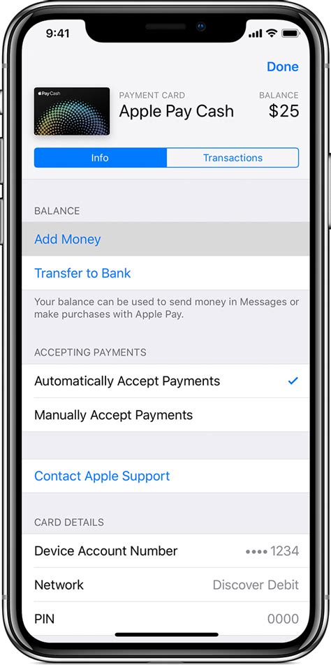 Add Money To Apple Pay Cash Apple Support