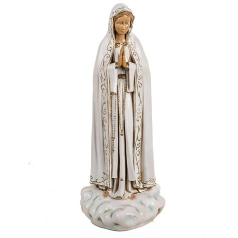 Madonna Di Fatima Cm Statua Resina Fontanini Vendita Online Su Holyart