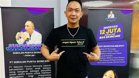 Jhon Lbf Usaha Apa Profil Sang Pengusaha Yang Kini Viral Tersandung