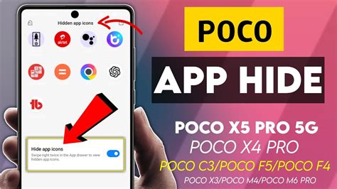 How To Hide Apps In Poco Mobile Poco App Hide Kaise Kare Hidden