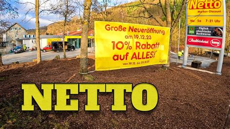 Netto Gro E Neuer Ffnung Dez Mit Im Hagener S Den Youtube