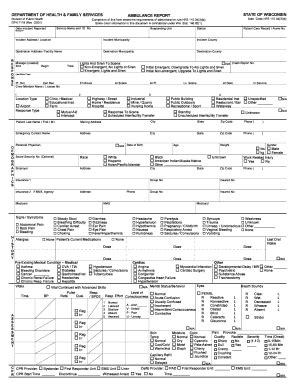 Patient Care Report Template Doc Fill Online Printable Fillable