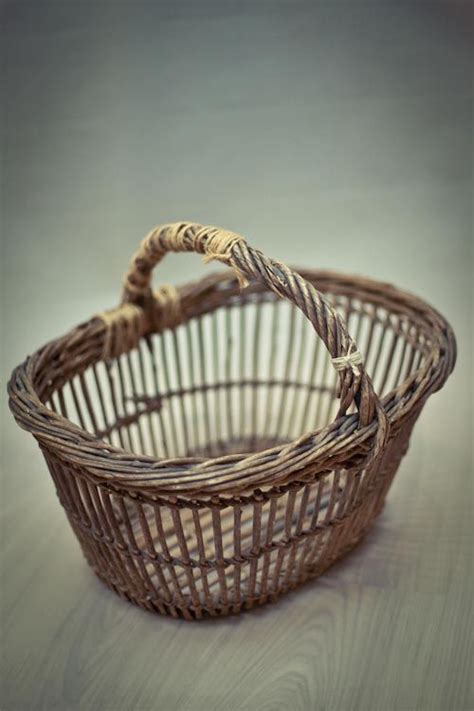 A French Style Openwork Shopping Basket French Baskets Old Baskets