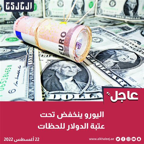 صحيفة الخليج الإماراتية عاجل اليورو ينخفض تحت عتبة الدولار