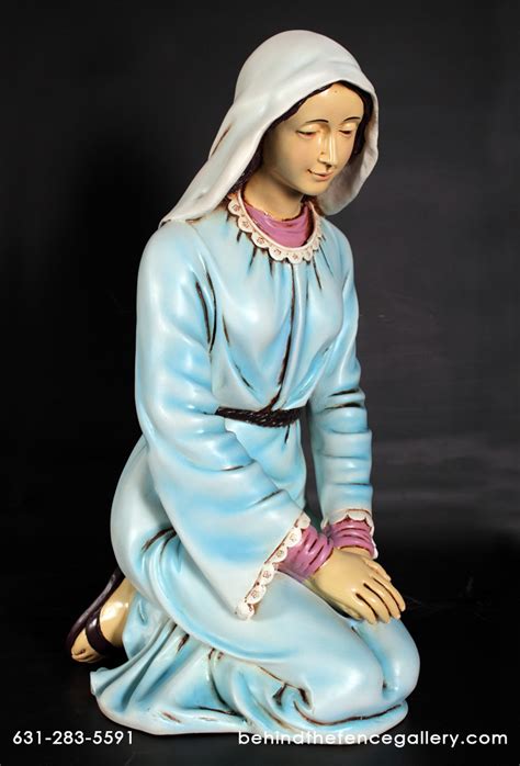 Nativity - Mary Statue Mary of Nativity Set Statue : Behind the Fence ...